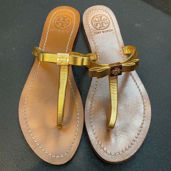 Tory Burch Leighanne bow thong sandals - Picture 1 of 5